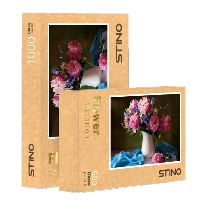 پازل شیشه‌ای گل STINO 260pcs 16101